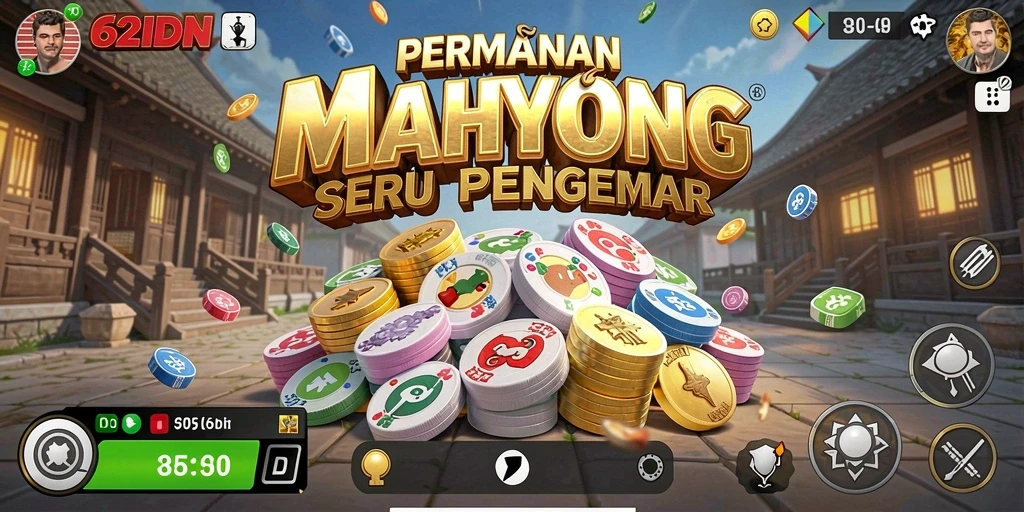 Tampilan permainan Mahjong yang menarik dan menantang di 62IDN.