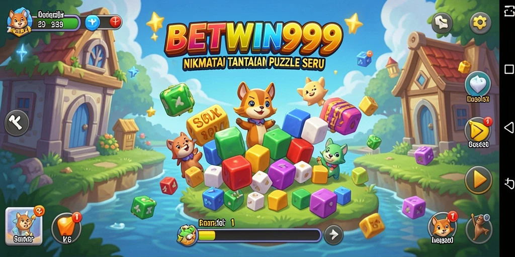 Screenshot utama BETWIN999 menunjukkan gameplay Puzzle yang menantang dan menarik.