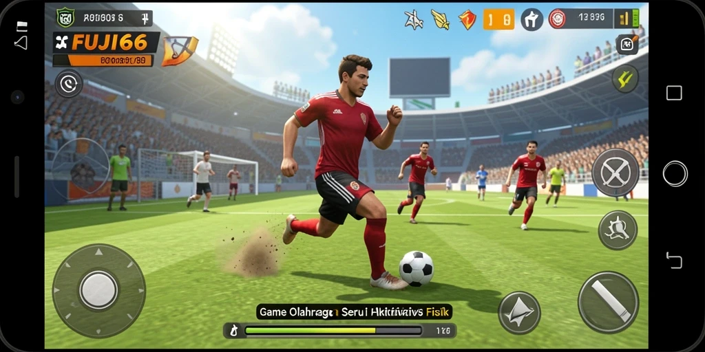 Screenshot dari gameplay seru FUJI66 dengan aksi olahraga yang mendebarkan.