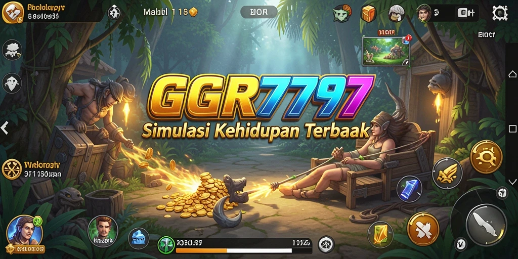 Screenshot utama GGR7777 menampilkan gameplay simulasi yang menarik.