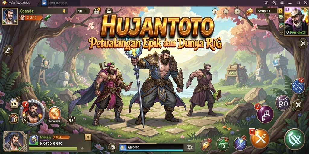 Tampilan menarik dari gameplay HUJANTOTO yang memukau.