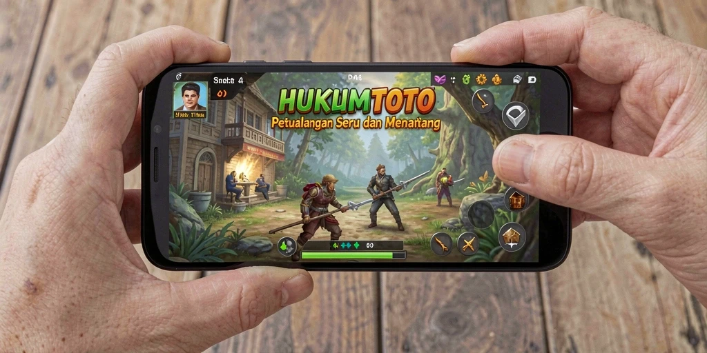 Tampilan gameplay HUKUMTOTO yang penuh petualangan dan tantangan.