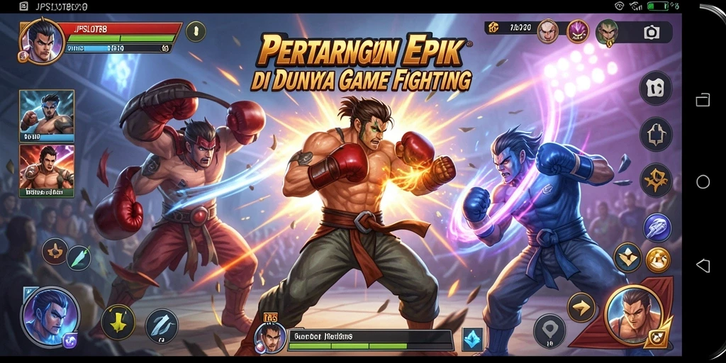 Tampilan seru dari gameplay JPSLOT88 dengan aksi pertarungan yang menegangkan.