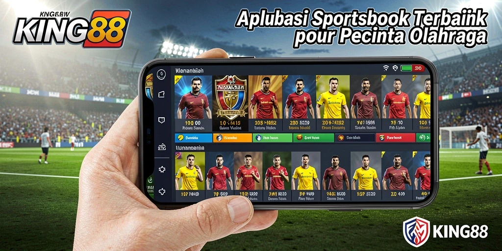 Screenshot gameplay Sportsbook menampilkan antarmuka aplikasi yang menarik.