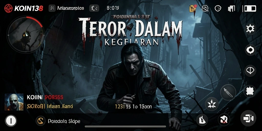 Screenshot KOIN138 menampilkan momen ketegangan saat menghadapi makhluk menyeramkan.