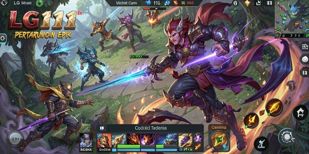 Tampilan gameplay LG111 yang menarik dan mendebarkan.