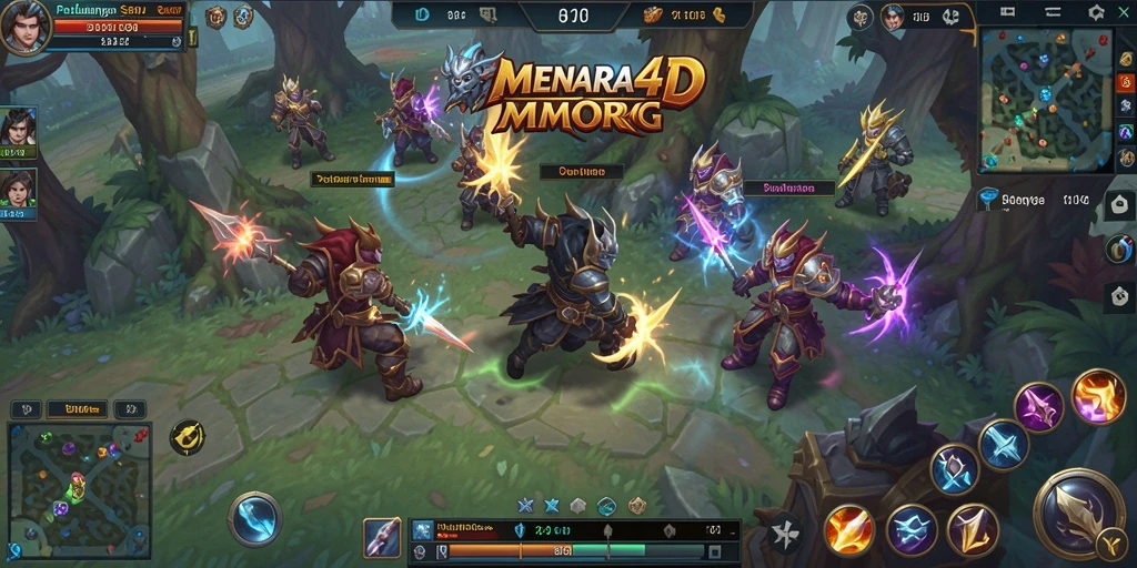 Tampilan menarik dari gameplay MENARA4D yang seru dan interaktif.
