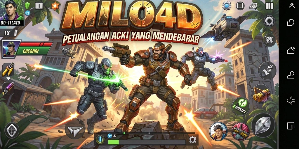 Tampilan aksi seru dalam gameplay MILO4D yang mengesankan.