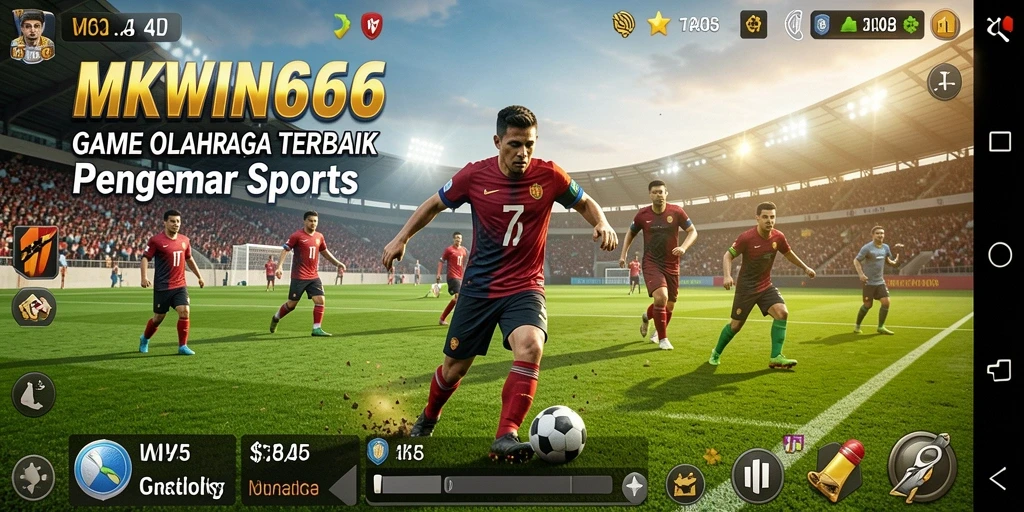 Tampilan gameplay seru dan kompetitif dalam MKWIN666.