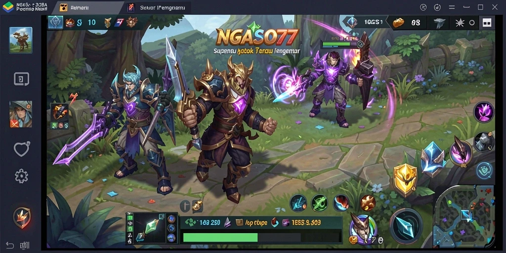 Tampilan gameplay seru dari NGASO77 dalam aksi.