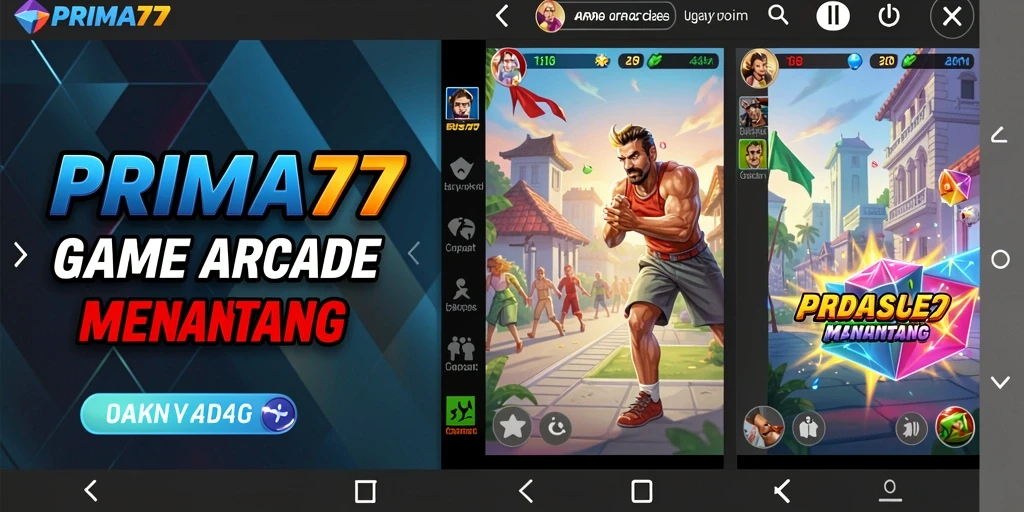 Tampilan gameplay PRIMA77 yang menegangkan dan menghibur.