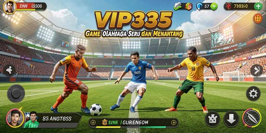 Tampilan gameplay VIP333 dengan aksi olahraga seru.