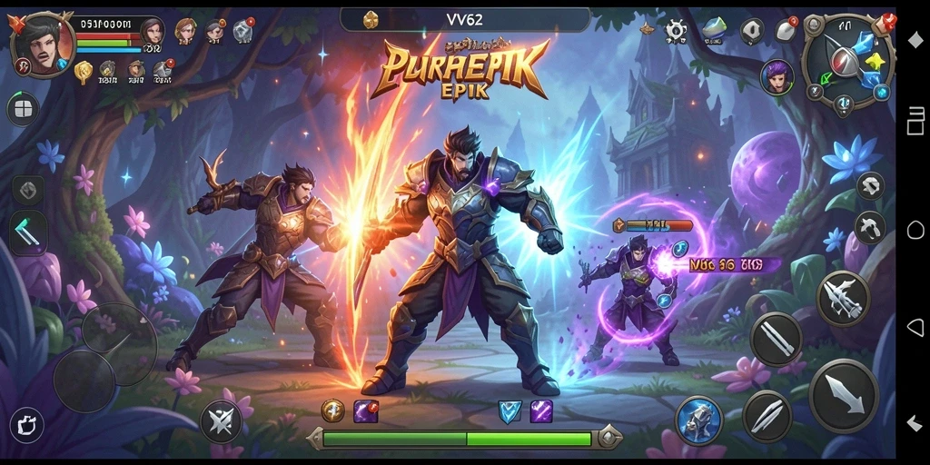 Tampilan screenshot gameplay menampilkan pertempuran seru di <strong>VV62</strong>.